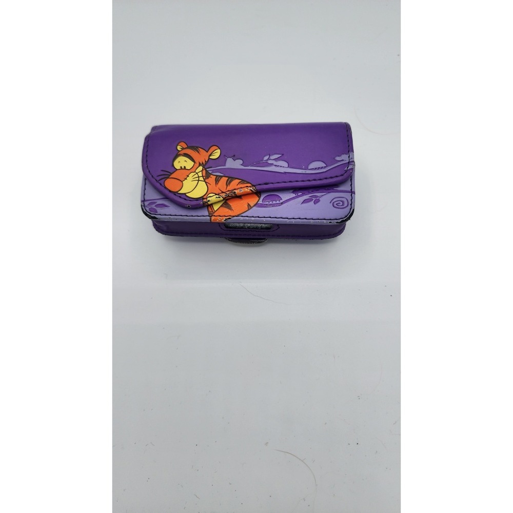 Vintage Disney Tigger Purple Case MOBO Belt Clip Pouch Y2K HP02-PE-TIG